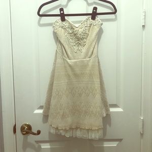 Free people strapless dress